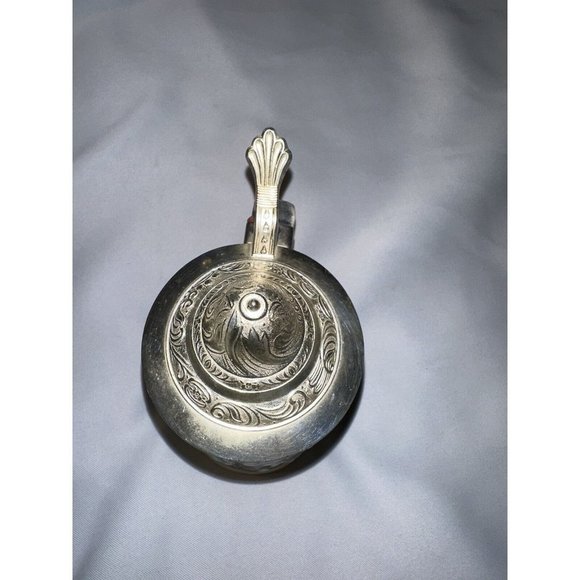 Lidded Beer Stein with Pewter Lid Stonewear Pint Made In Japan - Picture 5 of 7